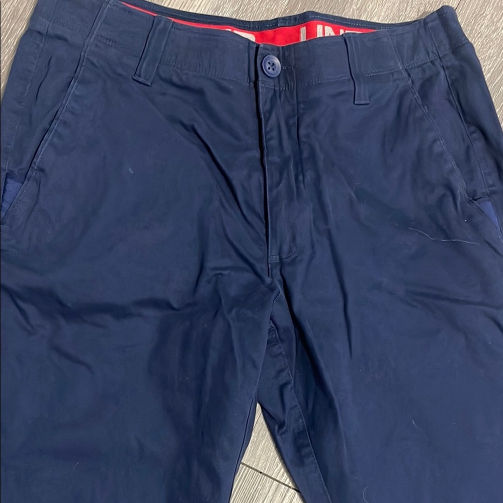 MN3 Under Armour Blue Chinos Straight-Leg - Picture 3 of 7